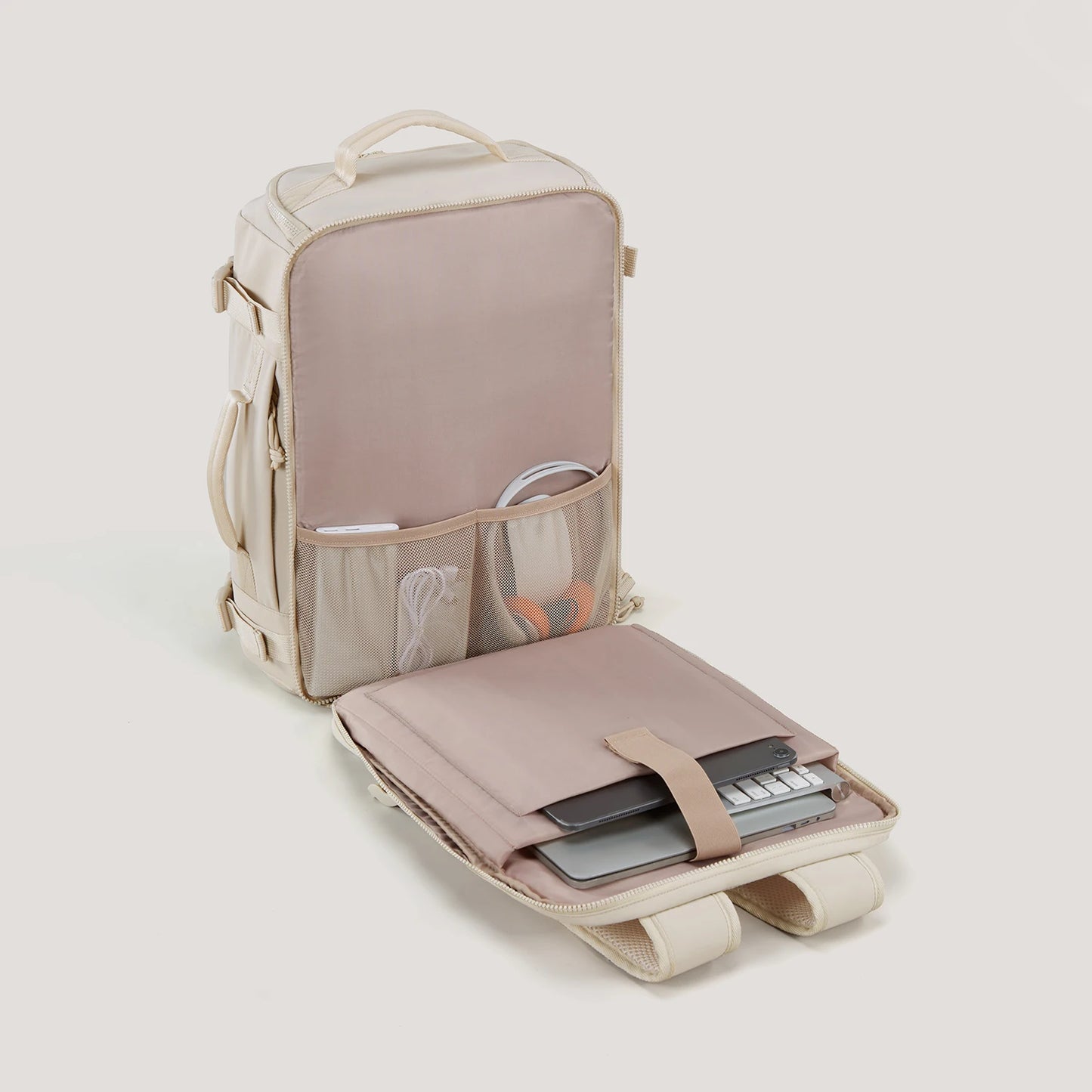 Zaino da viaggio 38L per aereo – formato bagaglio a mano compatto e capiente