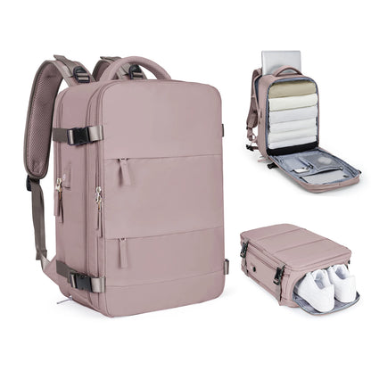 Zaino da Viaggio 40x30x20 cm - Bagaglio a Mano con Scomparto Scarpe e Laptop - Cabyno