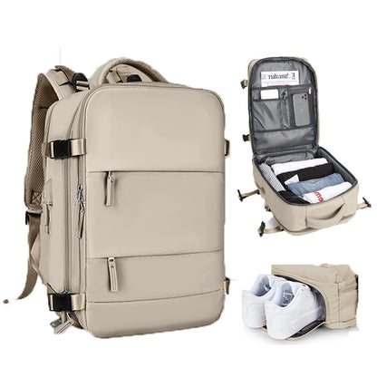 Zaino da viaggio grande capacità 40L – zaino espandibile per weekend e uso quotidiano
