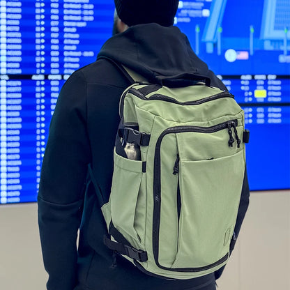 Zaino da viaggio 38L per aereo – formato bagaglio a mano compatto e capiente