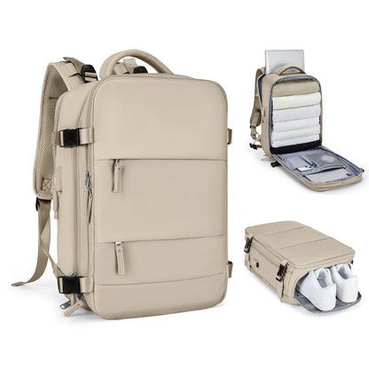 Zaino da Viaggio 40x30x20 cm - Bagaglio a Mano con Scomparto Scarpe e Laptop - Cabyno