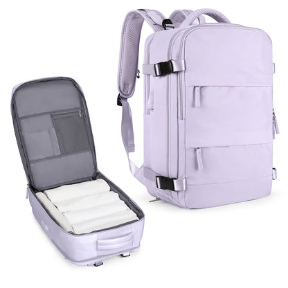 Zaino da viaggio capiente impermeabile per laptop, bagaglio a mano da cabina uomo/donna