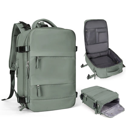 Zaino da viaggio grande capacità 40L – zaino espandibile per weekend e uso quotidiano