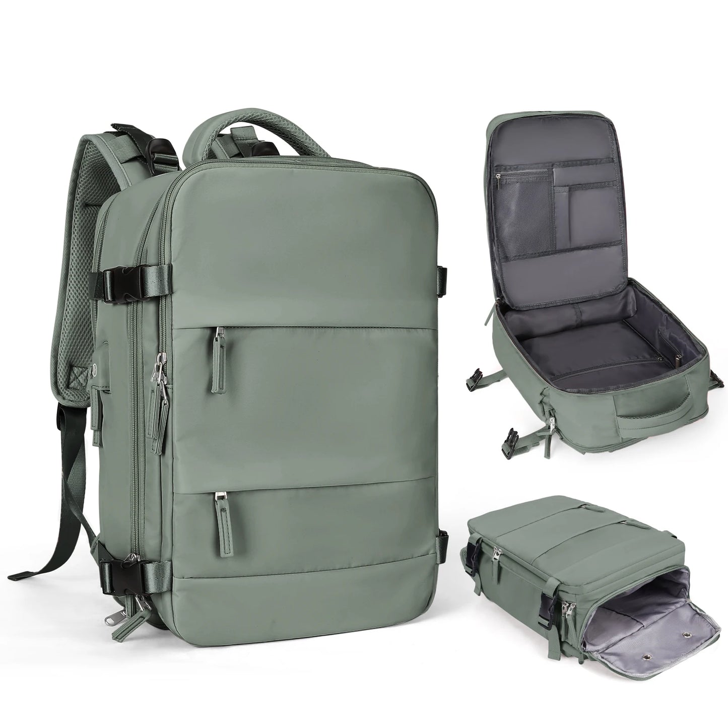 Zaino da Viaggio 40x30x20 cm - Bagaglio a Mano con Scomparto Scarpe e Laptop - Cabyno
