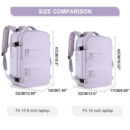 Zaino da viaggio grande capacità 40L – zaino espandibile per weekend e uso quotidiano
