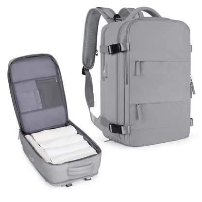 Zaino da viaggio capiente impermeabile per laptop, bagaglio a mano da cabina uomo/donna