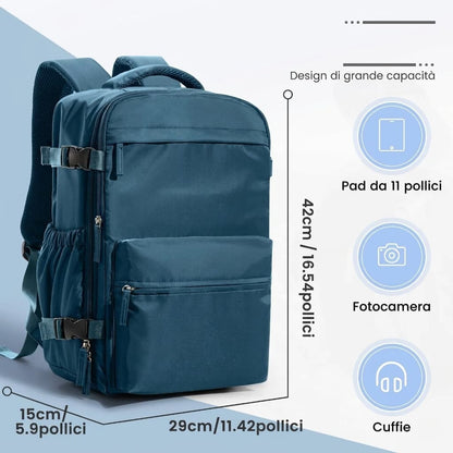 Zaino Sottovuoto 40x20x25 cm - Bagaglio a Mano con Compressione - Cabyno