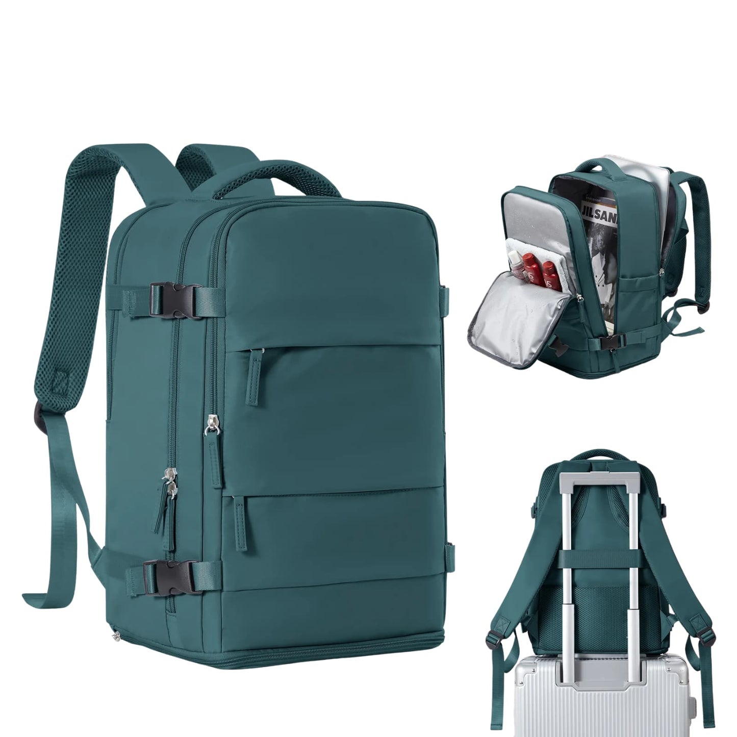 Zaino da Viaggio 40x20x25 cm - Bagaglio a Mano Ottimizzato e Compatto - Cabyno