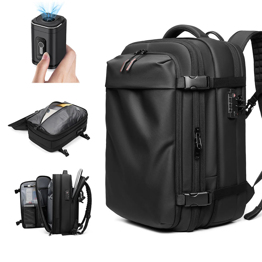 Zaino da Viaggio Sottovuoto 40L - Bagaglio a Mano Espandibile - Cabyno