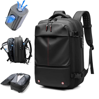 Zaino da viaggio sottovuoto 40L bagaglio a mano – zaino cabina con compressione e scomparto laptop