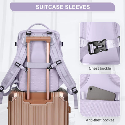 Zaino da viaggio grande capacità 40L – zaino espandibile per weekend e uso quotidiano