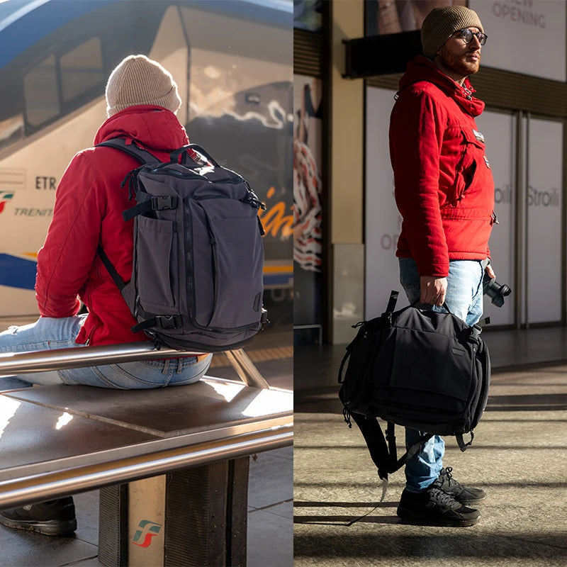 Zaino da viaggio 38L per aereo – formato bagaglio a mano compatto e capiente
