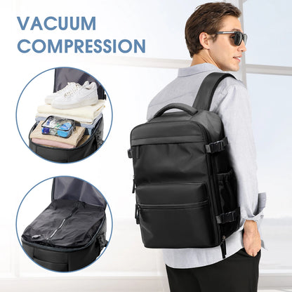 Zaino da viaggio sottovuoto compatto 30L – zaino leggero con compressione