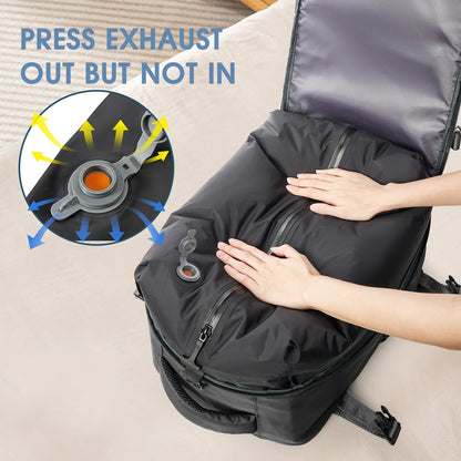 Zaino da viaggio sottovuoto compatto 30L – zaino leggero con compressione