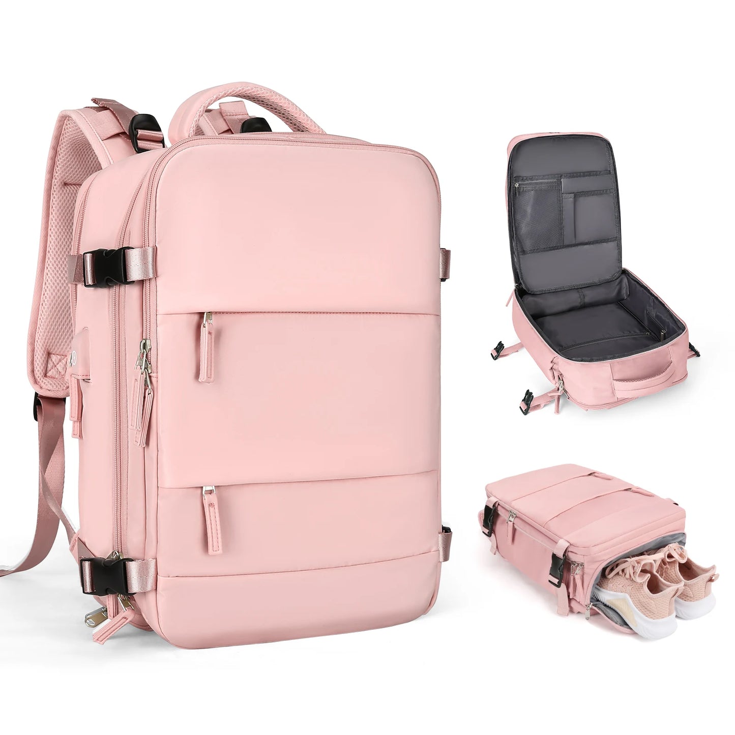 Zaino da viaggio grande capacità 40L – zaino espandibile per weekend e uso quotidiano