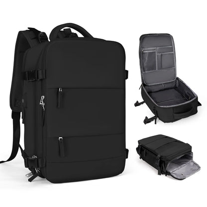 Zaino da viaggio grande capacità 40L – zaino espandibile per weekend e uso quotidiano