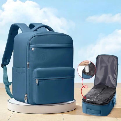 Zaino sottovuoto bagaglio a mano 40x30x20 – zaino da viaggio con scomparto laptop