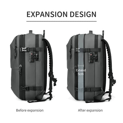 Zaino da viaggio sottovuoto 40L bagaglio a mano – zaino business con scomparto laptop 17